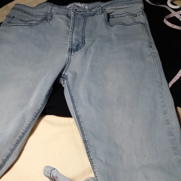 Paper Denim & Cloth Grey Blue women's 34 Vintage - Picture 15 of 16